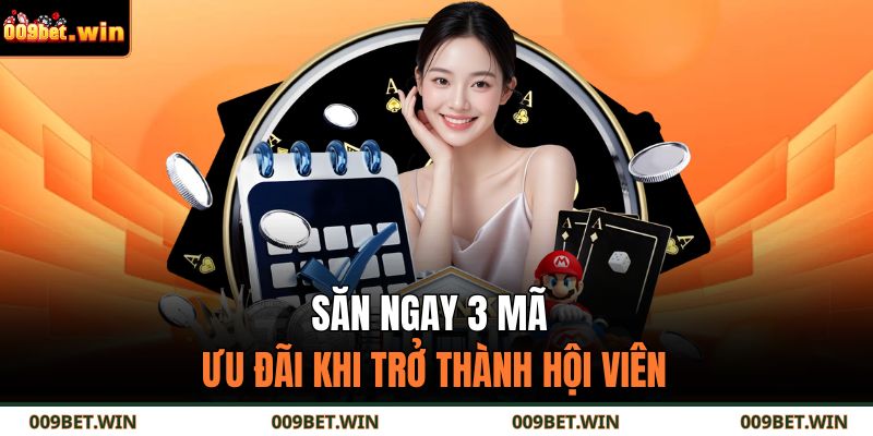 Săn ngay 3 mã ưu đãi khi trở thành hội viên